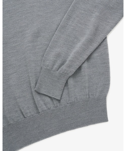 FRONT 11201(フロントワンワントゥーオーワン)の「W-G Merino Crew Sweater(ニット/セーター・メンズ・ブラック/グレー/ブラウン/ネイビー/ライトブラウン/チャコールグレー/ホワイト系その他/サンドグレー・M/XL/S/L)」の18枚目の写真