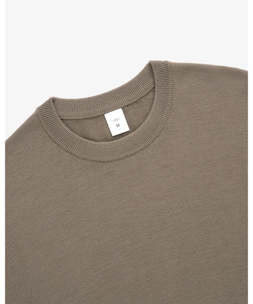 FRONT 11201(フロントワンワントゥーオーワン)の「W-G Merino Crew Sweater(ニット/セーター・メンズ・ブラック/グレー/ブラウン/ネイビー/ライトブラウン/チャコールグレー/ホワイト系その他/サンドグレー・M/XL/S/L)」の20枚目の写真