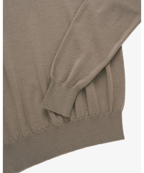 FRONT 11201(フロントワンワントゥーオーワン)の「W-G Merino Crew Sweater(ニット/セーター・メンズ・ブラック/グレー/ブラウン/ネイビー/ライトブラウン/チャコールグレー/ホワイト系その他/サンドグレー・M/XL/S/L)」の21枚目の写真