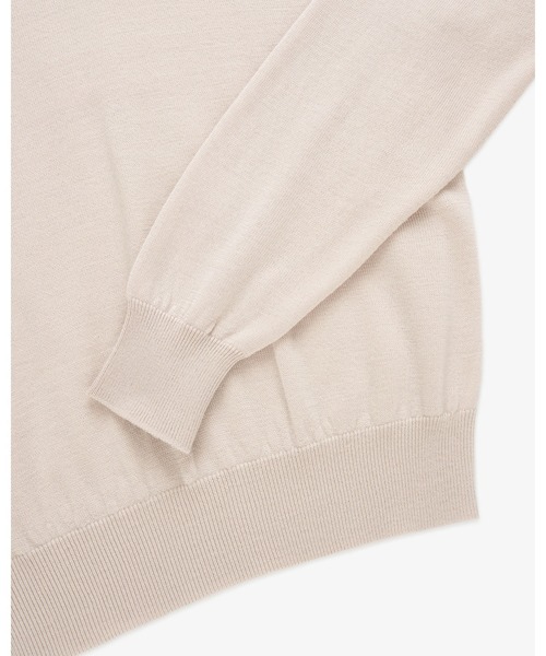 FRONT 11201(フロントワンワントゥーオーワン)の「W-G Merino Crew Sweater(ニット/セーター・メンズ・ブラック/グレー/ブラウン/ネイビー/ライトブラウン/チャコールグレー/ホワイト系その他/サンドグレー・M/XL/S/L)」の9枚目の写真