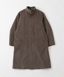 WOOL STAND COLLAR COAT