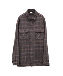 TROVE（トローヴ）の「TROVE / COTTON TWEED CHECK WORK SHIRT（シャツ/ブラウス）」