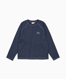 HELLO SUNRISE（ハローサンライズ）の「OGロゴ ラグラン L/S Tシャツ_ネイビー（Tシャツ/カットソー）」