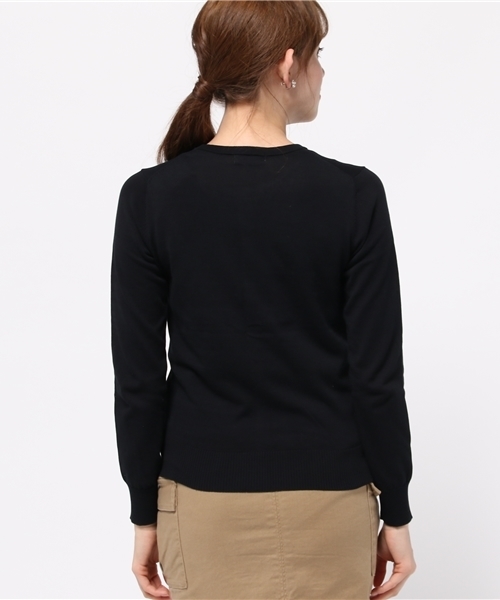 NATURAL BEAUTY BASIC（ナチュラルビューティーベーシック）の「【AneCan 6月号掲載】ファイン天竺ニットカーディガン（カーディガン/ボレロ・レディース・ブラック/ネイビー/ホワイト系その他/レッド系その他/グレー/ブルー/オレンジ系その他/ブルー系その他・MEDIUM/SMALL）」の15枚目の写真