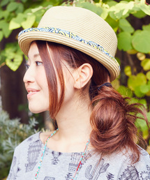 チャイハネ | 【チャイハネ】アフリカンペーパーハット(ハット)