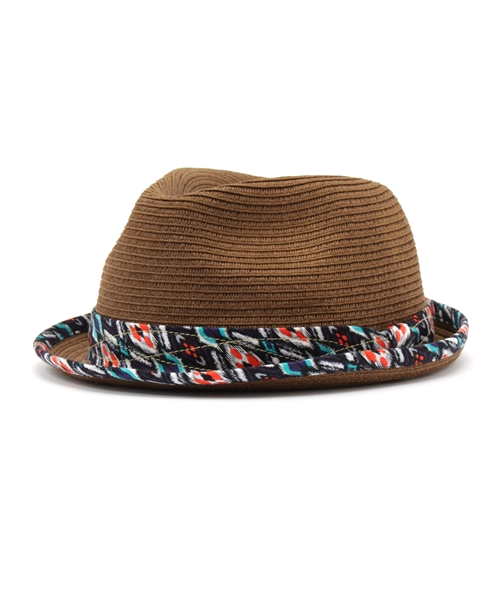 チャイハネ（チャイハネ）の「【チャイハネ】アフリカンペーパーハット（ハット・レディース・ブラウン/キナリ・FREE）」の2枚目の写真