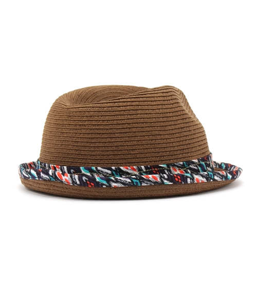 チャイハネ（チャイハネ）の「【チャイハネ】アフリカンペーパーハット（ハット・レディース・ブラウン/キナリ・FREE）」の4枚目の写真