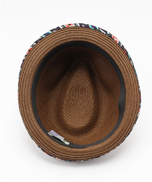 チャイハネ（チャイハネ）の「【チャイハネ】アフリカンペーパーハット（ハット・レディース・ブラウン/キナリ・FREE）」の5枚目の写真