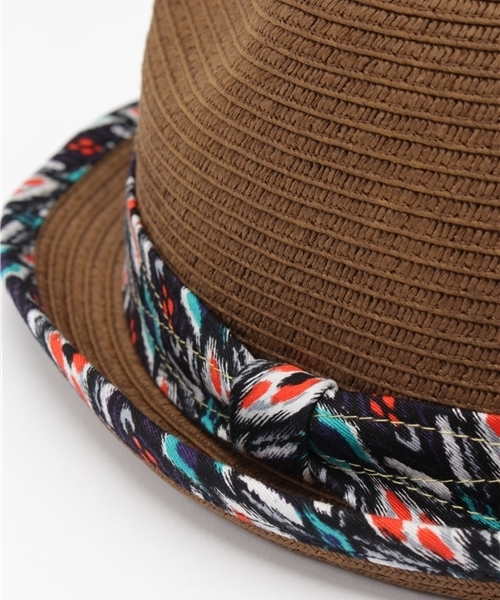 チャイハネ（チャイハネ）の「【チャイハネ】アフリカンペーパーハット（ハット・レディース・ブラウン/キナリ・FREE）」の7枚目の写真