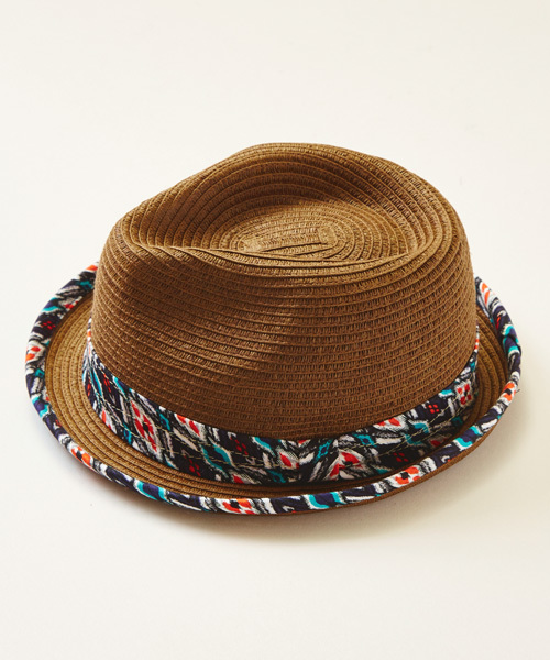 チャイハネ（チャイハネ）の「【チャイハネ】アフリカンペーパーハット（ハット・レディース・ブラウン/キナリ・FREE）」の9枚目の写真