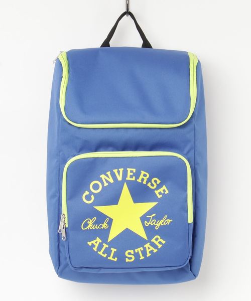CONVERSE(コンバース)の「CONVERSE BOXバックパック(バックパック/リュック・レディース・ネイビー/レッド/オフホワイト/ブラック系その他/ブルー/ブラック・FREE)」の1枚目の写真