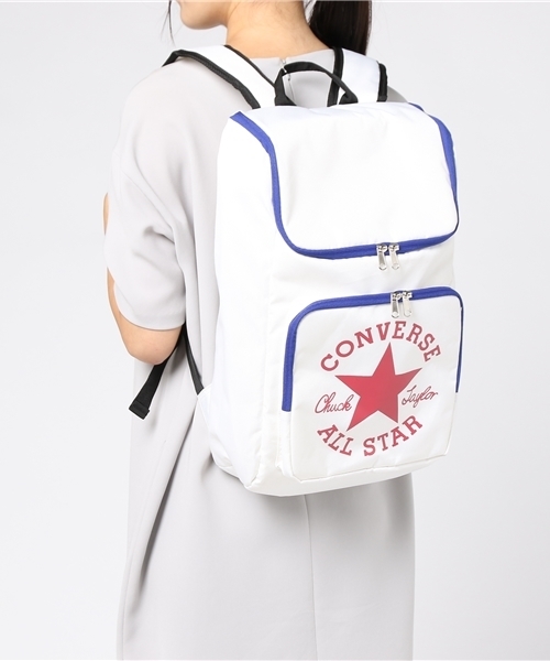 CONVERSE(コンバース)の「CONVERSE BOXバックパック(バックパック/リュック・レディース・ネイビー/レッド/オフホワイト/ブラック系その他/ブルー/ブラック・FREE)」の22枚目の写真