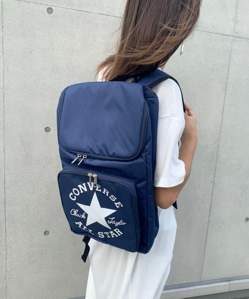 CONVERSE(コンバース)の「CONVERSE BOXバックパック(バックパック/リュック・レディース・ネイビー/レッド/オフホワイト/ブラック系その他/ブルー/ブラック・FREE)」の5枚目の写真