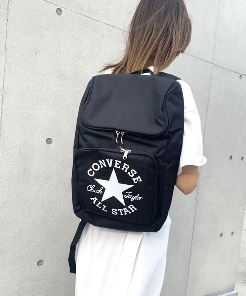 CONVERSE(コンバース)の「CONVERSE BOXバックパック(バックパック/リュック・レディース・ネイビー/レッド/オフホワイト/ブラック系その他/ブルー/ブラック・FREE)」の7枚目の写真