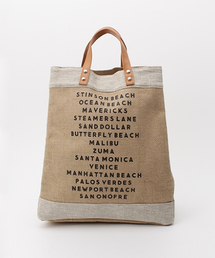 BEACH NAME TOTE/ビーチネームトートバッグ