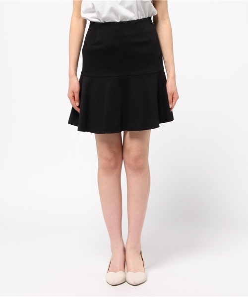 LIMITLESS LUXURY（リミットレスラグジュアリー）の「ペプラムカットソースカート（スカート・レディース・ブラック/グレー/ネイビー・36/38）」の4枚目の写真