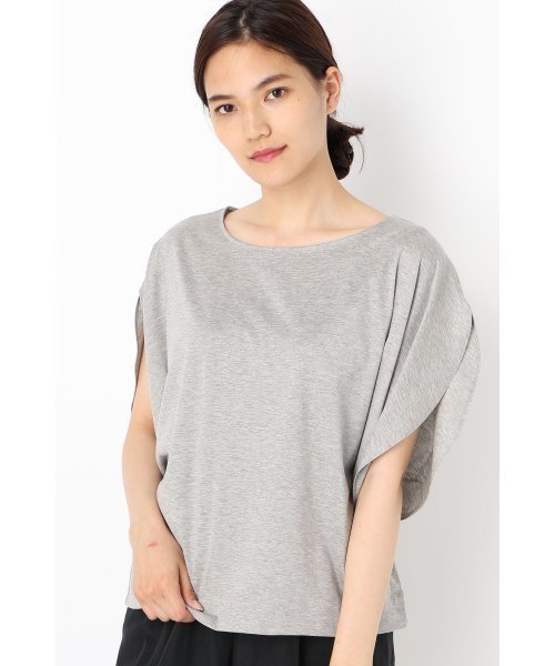FIGARO Paris（フィガロパリ）の「ガスヤキギザコットンドルマンプルオーバー◆（Tシャツ/カットソー・レディース・ブラック/ブラック系その他/チャコールグレー・FREE）」の15枚目の写真