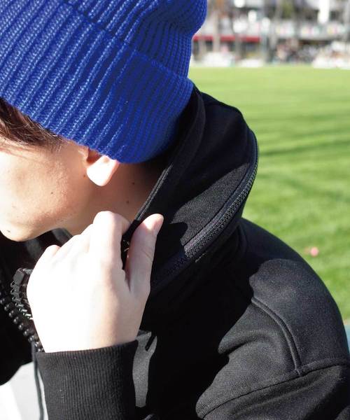 rovtski（ロフトスキー）の「裏毛メガジップパーカー/1K14060201（パーカー・メンズ・サックスブルー/グリーン/ワインレッド/ミント/ネイビー/ブラック/ダークグリーン/グリーン系その他/ピンク/杢グレー/ホワイト系その他/エメラルド/ガンメタ/レッド/イエロー・LARGE/MEDIUM/X-LARGE）」の19枚目の写真