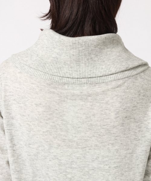 GLOBAL WORK（グローバルワーク）の「12ゲージ2WAYオフショルニット/737311（ニット/セーター・レディース・ワインレッド/ライトグレー/ダークグレー/カーキ・LARGE/MEDIUM）」の17枚目の写真