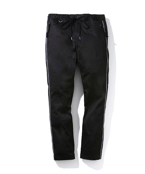 NUMBER (N)INE(ナンバーナイン)の「PIPING EASY PANTS(その他パンツ・メンズ・ネイビー/ブラック×ブラック/ブラック×ホワイト・4/2/3)」の2枚目の写真