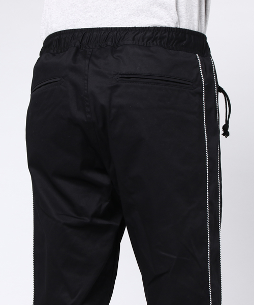 NUMBER (N)INE(ナンバーナイン)の「PIPING EASY PANTS(その他パンツ・メンズ・ネイビー/ブラック×ブラック/ブラック×ホワイト・4/2/3)」の10枚目の写真