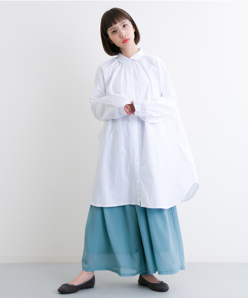 MERLOT（メルロー）の「シフォンワイドガウチョパンツ4300（その他パンツ・レディース・ブラック/ピンク/グレー/ブルー・FREE）」の11枚目の写真