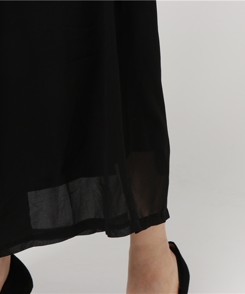 MERLOT（メルロー）の「シフォンワイドガウチョパンツ4300（その他パンツ・レディース・ブラック/ピンク/グレー/ブルー・FREE）」の14枚目の写真