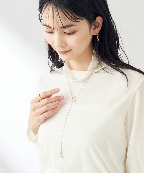 a.v.v（アーヴェヴェ）の「コンビチェーンマンテルネックレス（ネックレス・レディース・シルバー/ゴールド・38）」の3枚目の写真