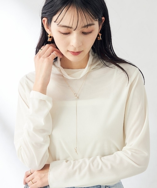 a.v.v（アーヴェヴェ）の「コンビチェーンマンテルネックレス（ネックレス・レディース・シルバー/ゴールド・38）」の4枚目の写真