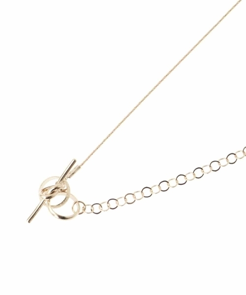 a.v.v（アーヴェヴェ）の「コンビチェーンマンテルネックレス（ネックレス・レディース・シルバー/ゴールド・38）」の6枚目の写真