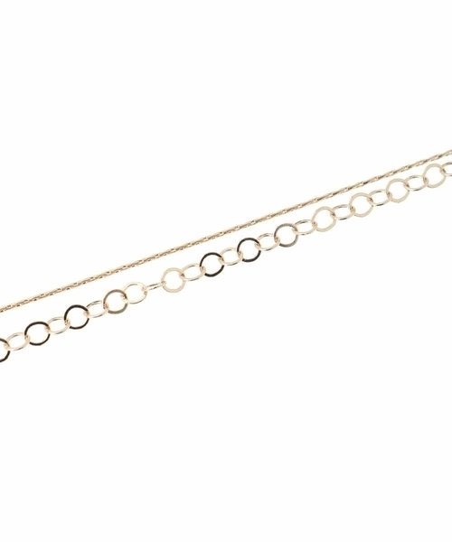 a.v.v（アーヴェヴェ）の「コンビチェーンマンテルネックレス（ネックレス・レディース・シルバー/ゴールド・38）」の10枚目の写真