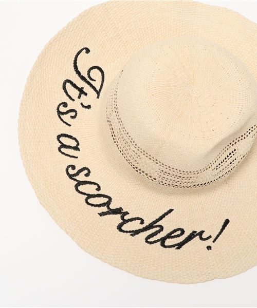 WEGO（ウィゴー）の「WEGO/ツバ広ハット（ハット・レディース・ブラウン/オフホワイト・FREE）」の5枚目の写真