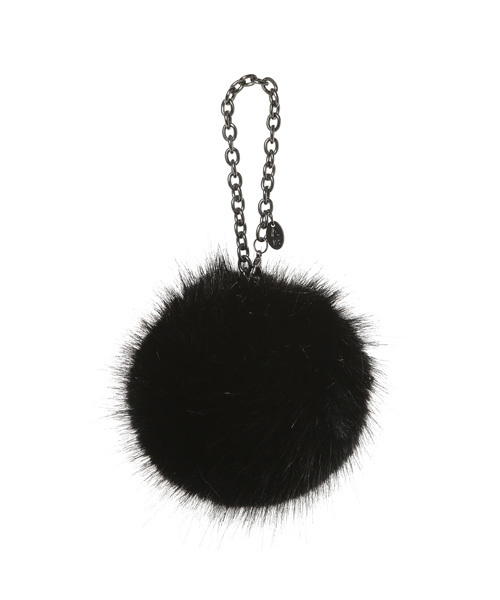 Anteprima Misto アンテプリマミスト の ポンポン バッグチャーム エコファー キーホルダー Wear