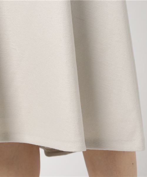 RIVE DROITE（リヴドロワ）の「カラーフレアスカート（スカート・レディース・ライトグレー/サックスブルー・36/38）」の6枚目の写真