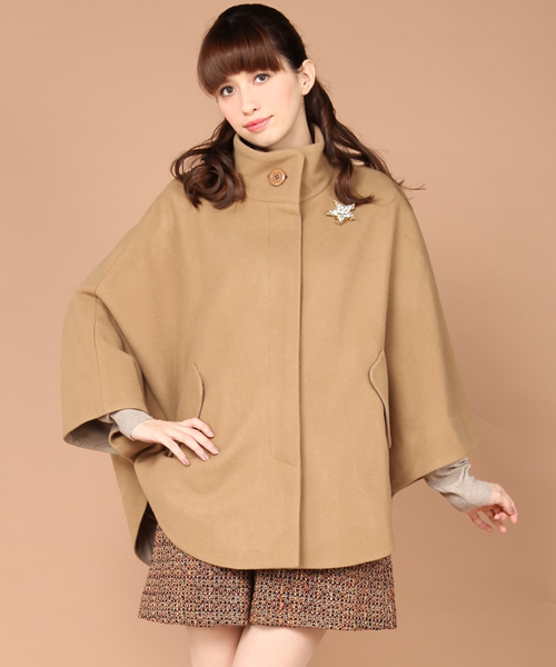 TIARA wool 100%ポンチョコート Tiara（ティアラ）の「ウールポンチョコート（ポンチョ）」 - WEAR