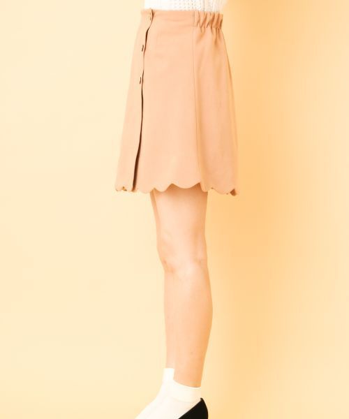 OLIVE des OLIVE（オリーブデオリーブ）の「ラップスカラップスカート◆（スカート・レディース・ブラック/ピンク/ボルドー/キャメル・FREE）」の9枚目の写真