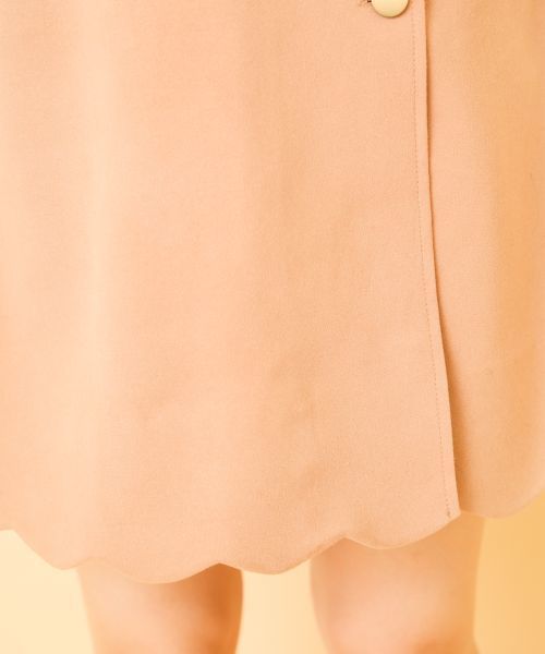 OLIVE des OLIVE（オリーブデオリーブ）の「ラップスカラップスカート◆（スカート・レディース・ブラック/ピンク/ボルドー/キャメル・FREE）」の7枚目の写真