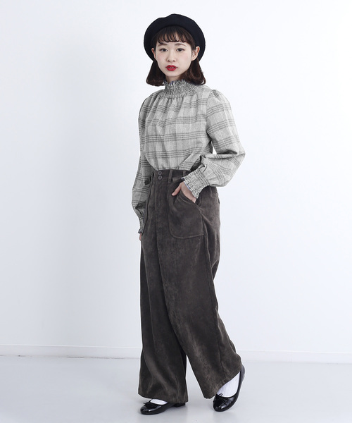 MERLOT(メルロー)の「チェック柄コットンギャザーブラウス1170(シャツ/ブラウス・レディース・ブラック/レッド/イエロー/ネイビー・FREE)」の8枚目の写真