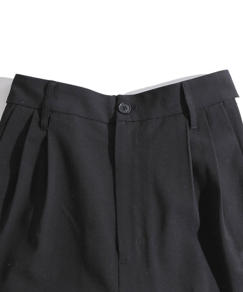 WEGO（ウィゴー）の「WEGO/タックサイドラインテーパードパンツ（スラックス・レディース・ライトグレー/ブラック/ライトベージュ/ライトピンク・MEDIUM/LARGE）」の7枚目の写真