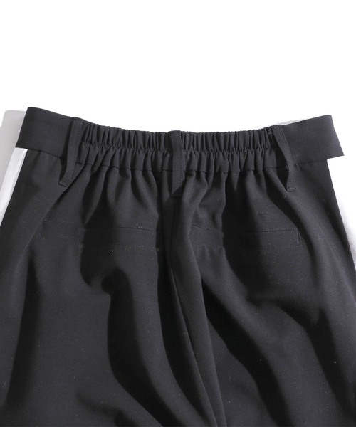 WEGO（ウィゴー）の「WEGO/タックサイドラインテーパードパンツ（スラックス・レディース・ライトグレー/ブラック/ライトベージュ/ライトピンク・MEDIUM/LARGE）」の8枚目の写真