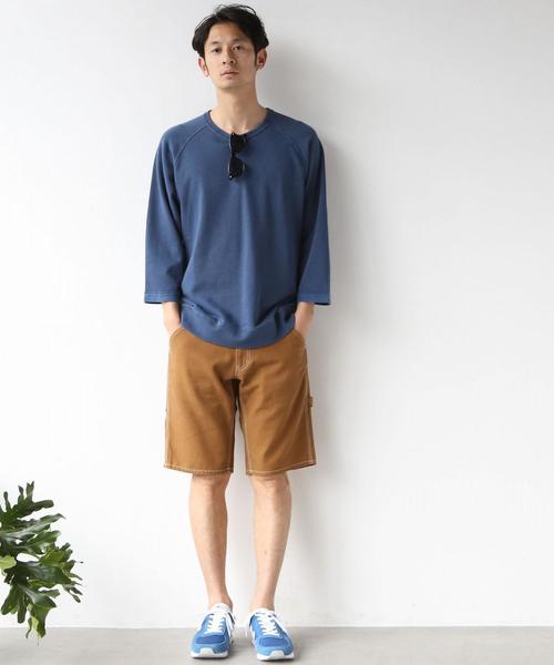 coen（コーエン）の「SMITH(スミス)別注ペインターショーツ（その他パンツ・メンズ・ブラウン/コバルトブルー・LARGE/MEDIUM/SMALL/X-LARGE）」の3枚目の写真