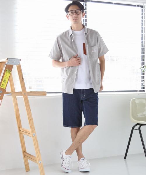 coen（コーエン）の「SMITH(スミス)別注ペインターショーツ（その他パンツ・メンズ・ブラウン/コバルトブルー・LARGE/MEDIUM/SMALL/X-LARGE）」の5枚目の写真