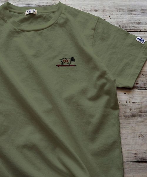 The Endless Summer(�G���h���X�T�}�[)��TES HUNTINGTON CREW T-SHIRT / T�V���c(T�V���c/�J�b�g�\�[)