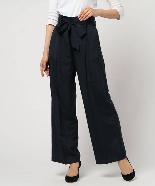 12Twelve Agenda(トゥエルブ アジェンダ)の「テンセルナイロンワイドパンツ(その他パンツ・レディース・カーキ/ネイビー・M/S)」の9枚目の写真