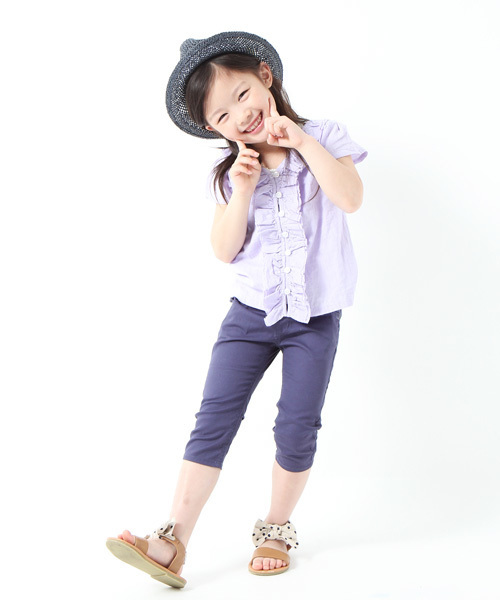 GLOBAL WORK(グローバルワーク)の「【GLOBAL WORK】カラークロプト(その他パンツ・キッズ・ベージュ/ネイビー/ピンク/ピンク系その他/ブルー系その他/オレンジ/イエロー/グリーン・X-LARGE/LARGE/MEDIUM/SMALL)」の3枚目の写真