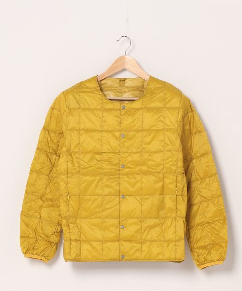 TAION(タイオン)の「【TAION】タイオン CREW NECK BUTTON DOWN JACKET (MENS)(ダウンジャケット/コート・メンズ・ブラック/ベージュ/ネイビー/パープル/グレー/カーキ/イエロー/レッド/グリーン/ブルーグリーン/ダークオレンジ/ブルー/ピンク/オフホワイト/マスタード・SMALL/MEDIUM/LARGE/X-LARGE)」の13枚目の写真