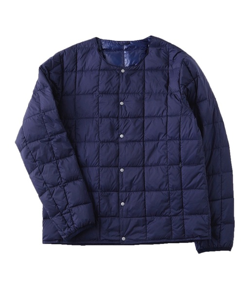 TAION(タイオン)の「【TAION】タイオン CREW NECK BUTTON DOWN JACKET (MENS)(ダウンジャケット/コート・メンズ・ブラック/ベージュ/ネイビー/パープル/グレー/カーキ/イエロー/レッド/グリーン/ブルーグリーン/ダークオレンジ/ブルー/ピンク/オフホワイト/マスタード・SMALL/MEDIUM/LARGE/X-LARGE)」の21枚目の写真