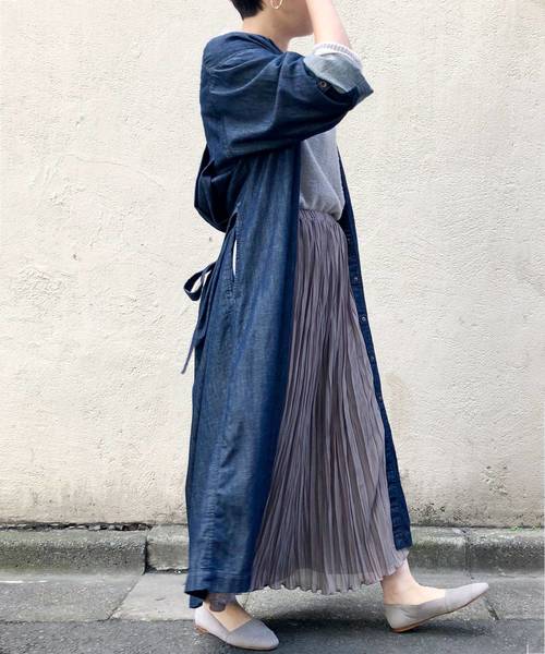 Munich（ミューニック）の「4.6oz ライトデニムシャツワンピース