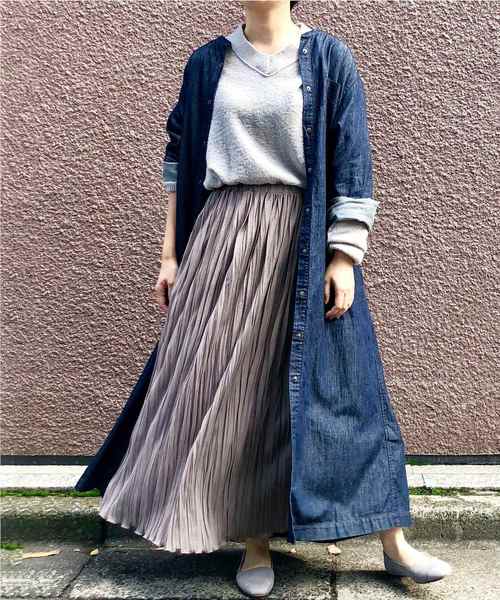 Munich（ミューニック）の「4.6oz ライトデニムシャツワンピース