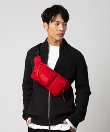 ジップスルー ニット ジャケット イン ア ウールコットン ブレンド